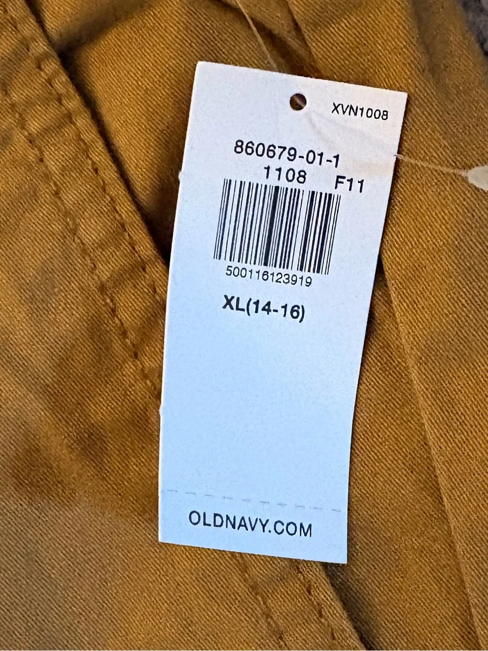 Old Navy Kids Mustard Brown Drawstring Shorts